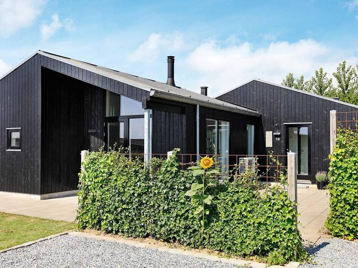 Ferienhaus für 8 Personen, mit Terrasse und Garten sowie Sauna in Flovt Strand
