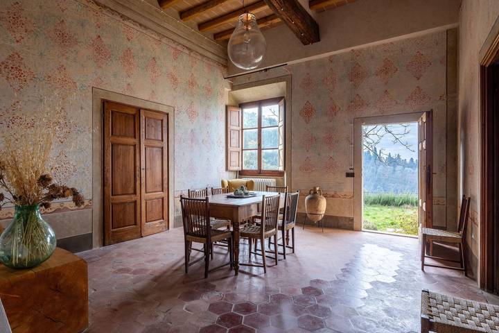 Villa per 14 persone, con giardino, con animali domestici a Bagno a Ripoli