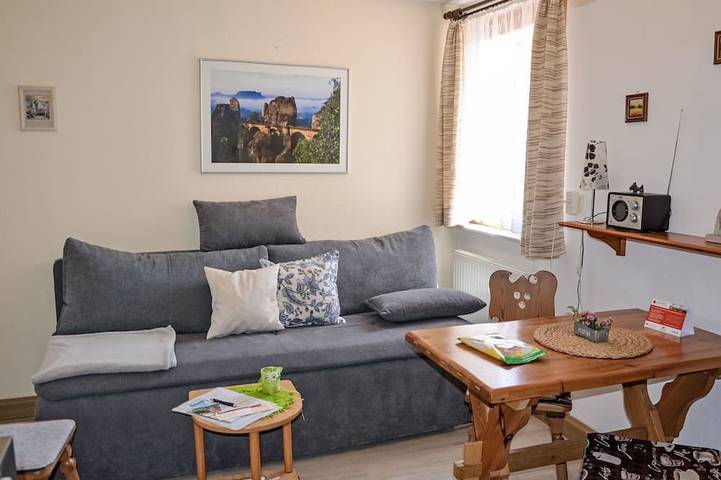 Bungalow für 2 Personen, mit Terrasse, mit Haustier in Sächsische Schweiz - 4