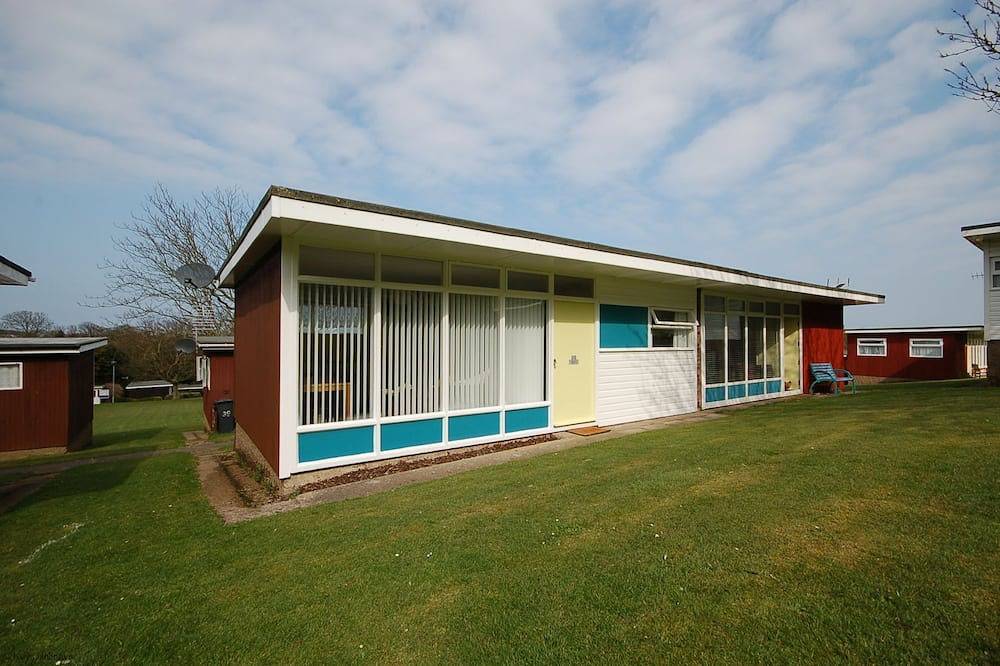 Chalet mit offener Küche / Wohnbereich, mit direktem Zugang zu fantastischen Klippenspaziergängen in Cromer, Norfolk Coast