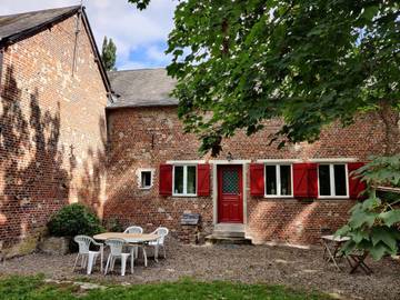 Gîte pour 4 personnes, avec terrasse ainsi que jardin et vue, animaux acceptés dans Pierrepont-sur-Avre