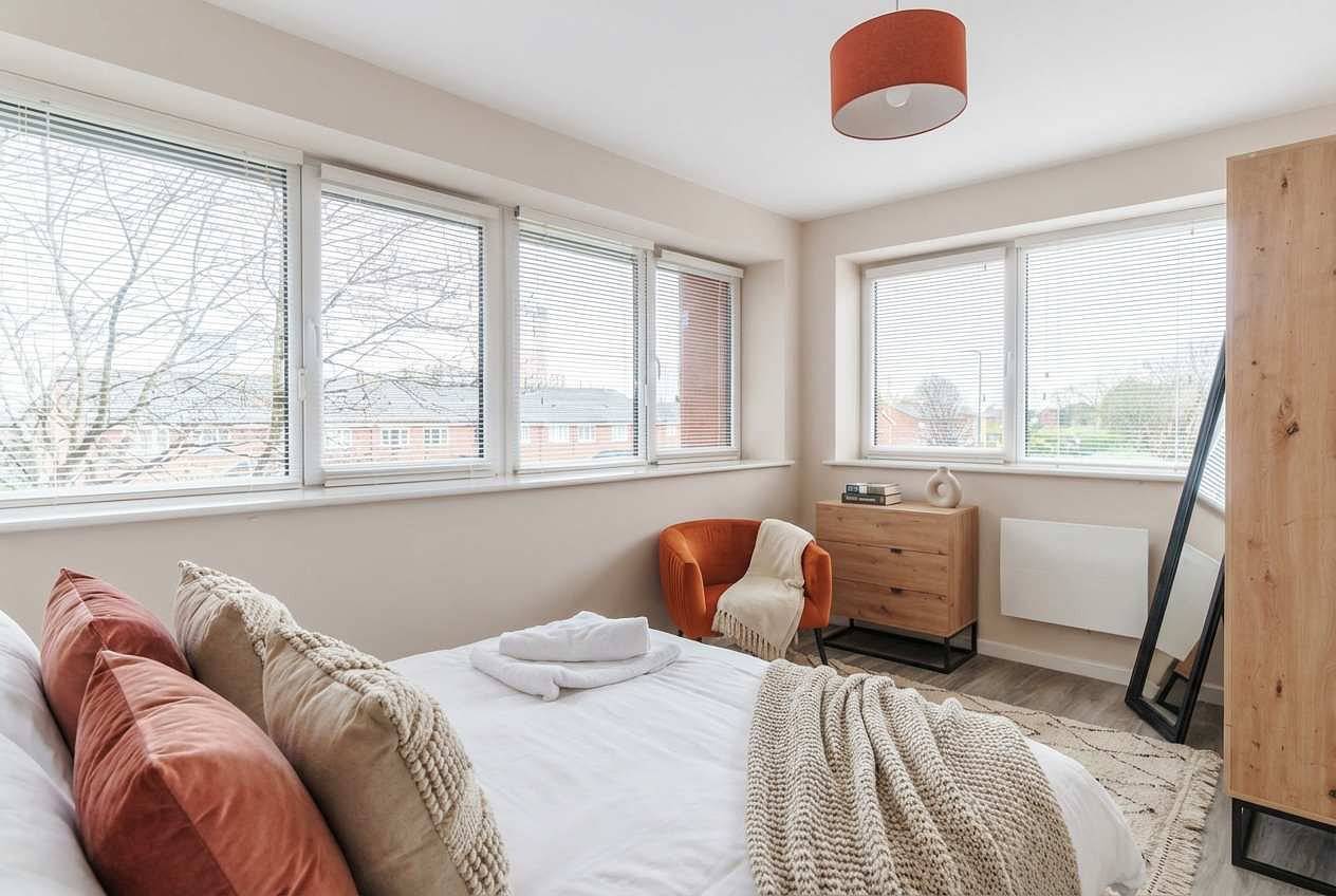 Ganze Wohnung, 1 Bed Manchester Apartment with Parking - Sleeps 3 in Greater Manchester