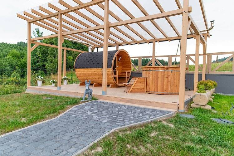 Hütte in Duszniki Zdrój mit Ski und Spa in Sudeten (Polen)