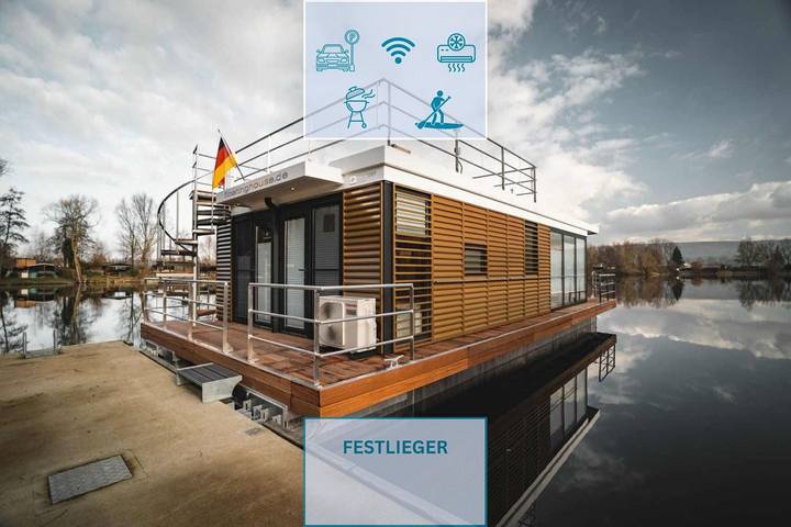 Ferienhaus für 4 Personen, mit Ausblick und Terrasse sowie Seeblick