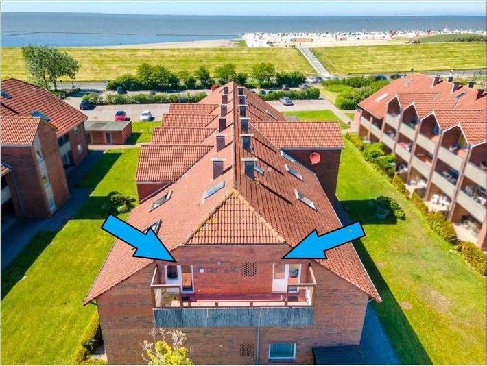 Ferienwohnung für 2 Personen, mit Balkon, mit Haustier in Norden-Norddeich