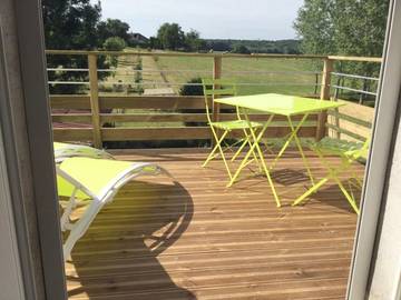 Gîte pour 4 personnes, avec vue et balcon à Sainte-Thérèse