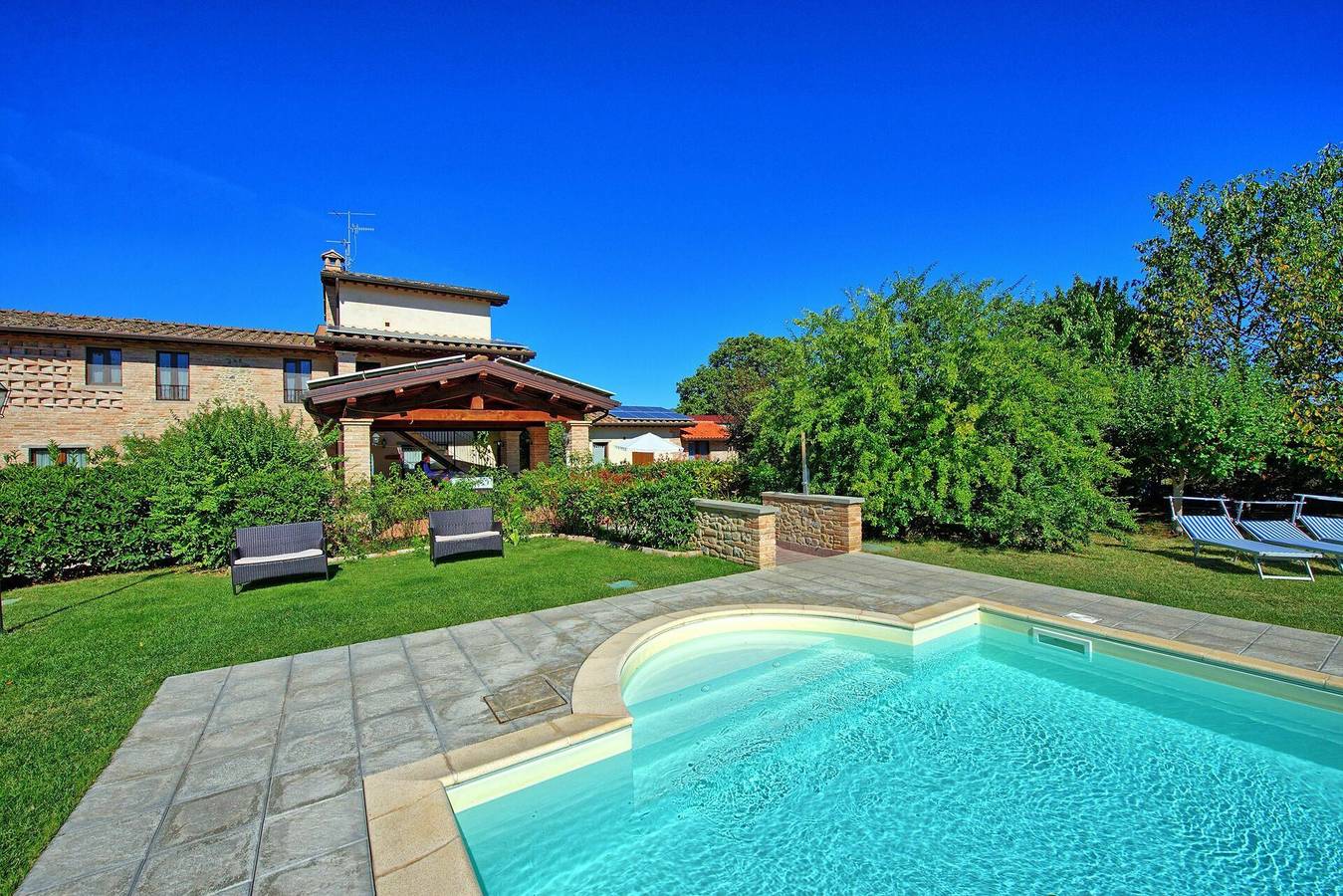 Villa für 16 Personen mit Terrasse in Citerna, Valtiberina