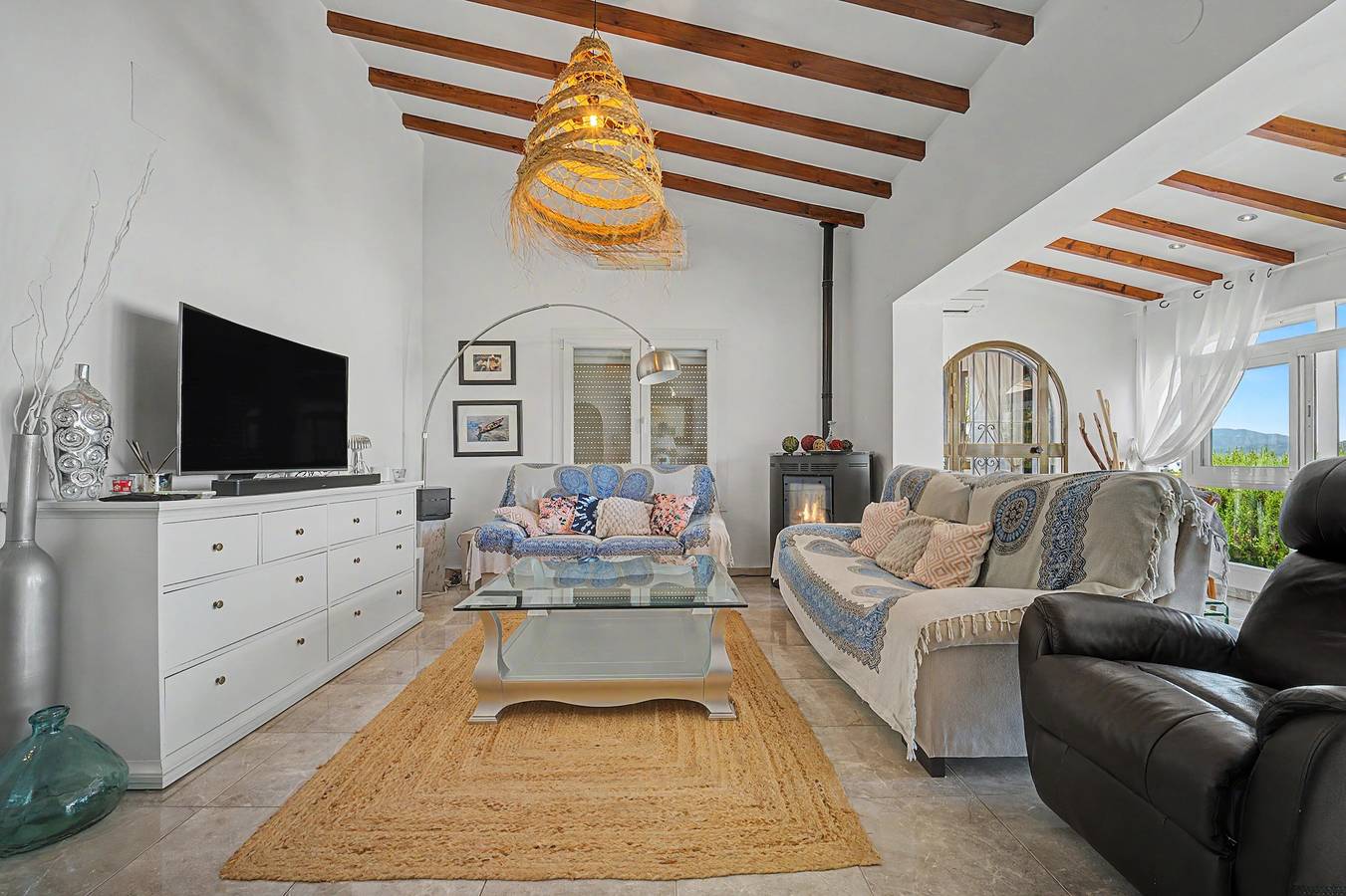 Villa 'Jazmines' with Sea View, Wi-Fi and Air Conditioning in Pego, Costa Blanca