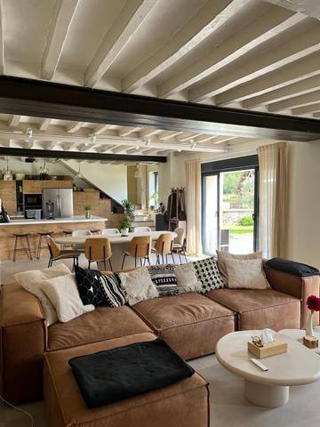 Chambre d’hôte pour 2 personnes, avec terrasse ainsi que jardin et vue dans Moutiers-au-Perche