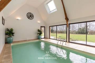 Location de vacances pour 8 personnes, avec balcon et jacuzzi ainsi que sauna et jardin à Gonneville-sur-Honfleur