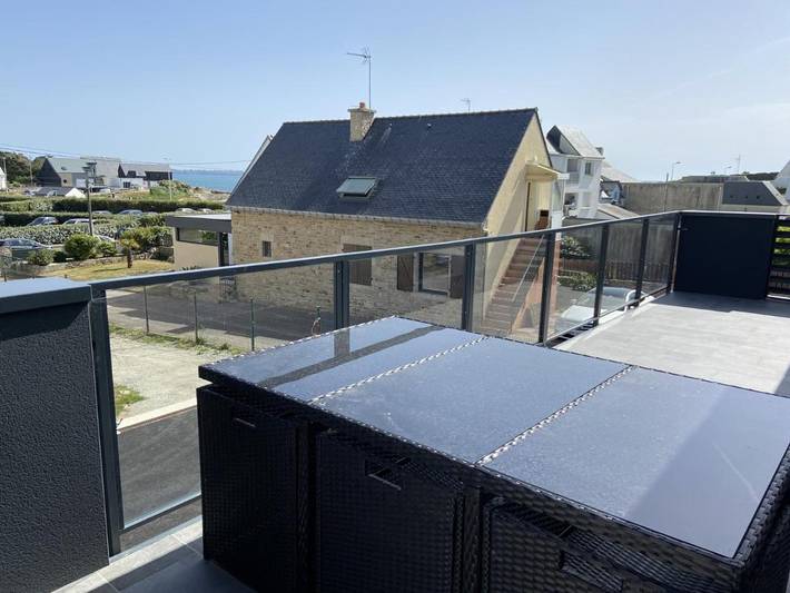 Gîte pour 6 personnes, avec vue et terrasse dans Plage du Courégant - 3