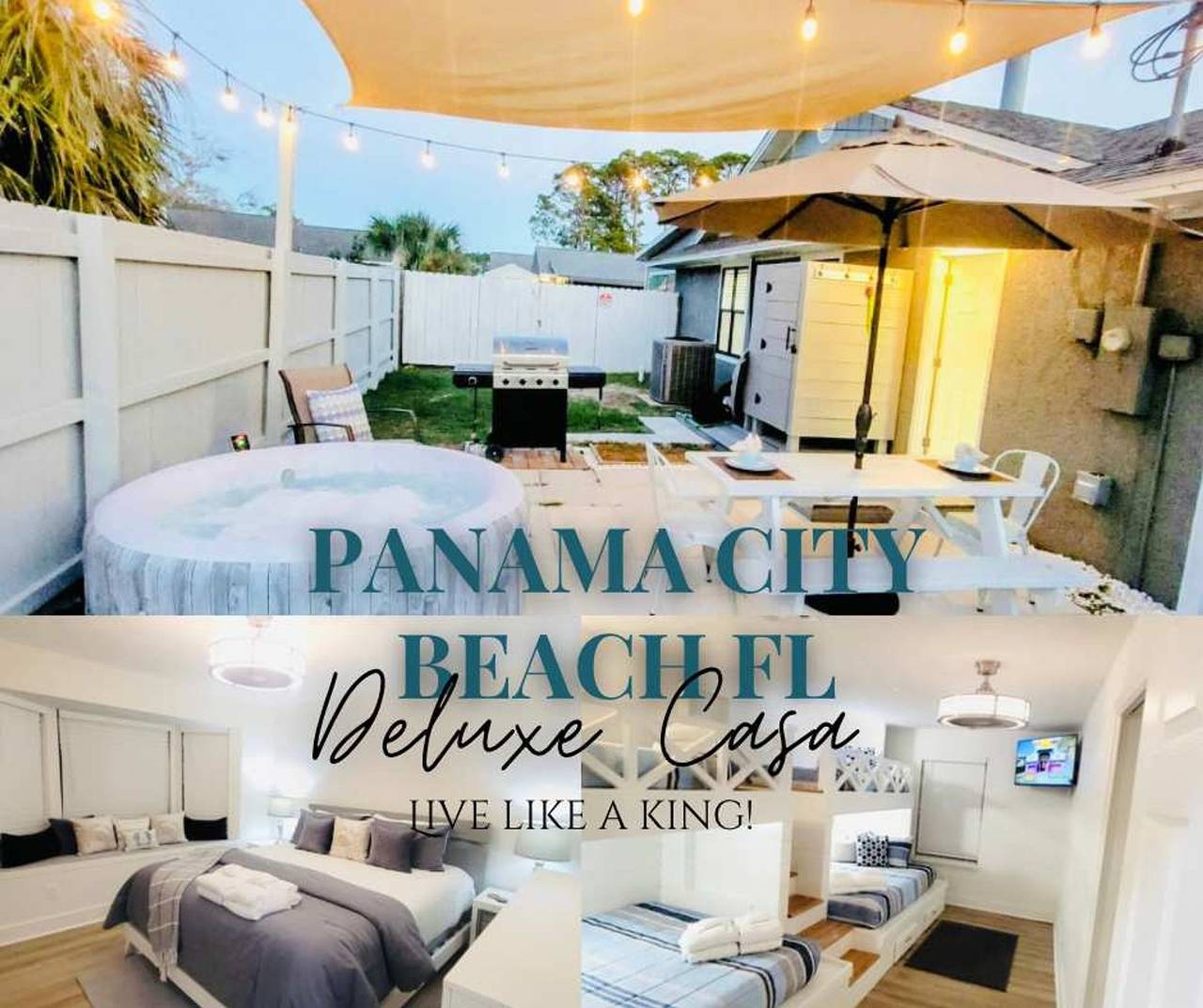 Vacation Rental for 12 Guests in Upper Grand Lagoon, Panama City (Florida)