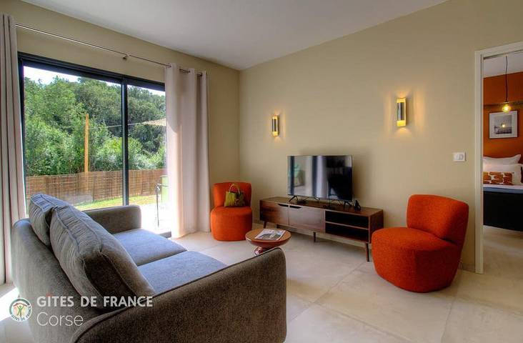 Gîte pour 6 personnes, avec Terrasse à Oletta - 4