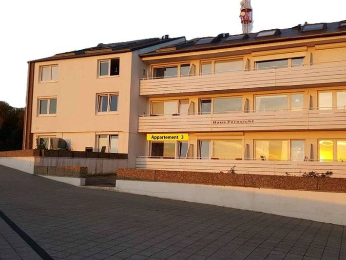 Ferienwohnung für 2 Personen, mit Balkon und Seeblick auf Helgoland