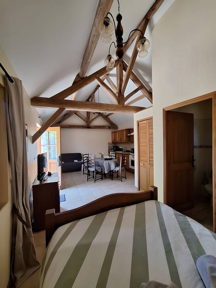 Studio pour 4 personnes, avec jardin dans Maine-et-Loire