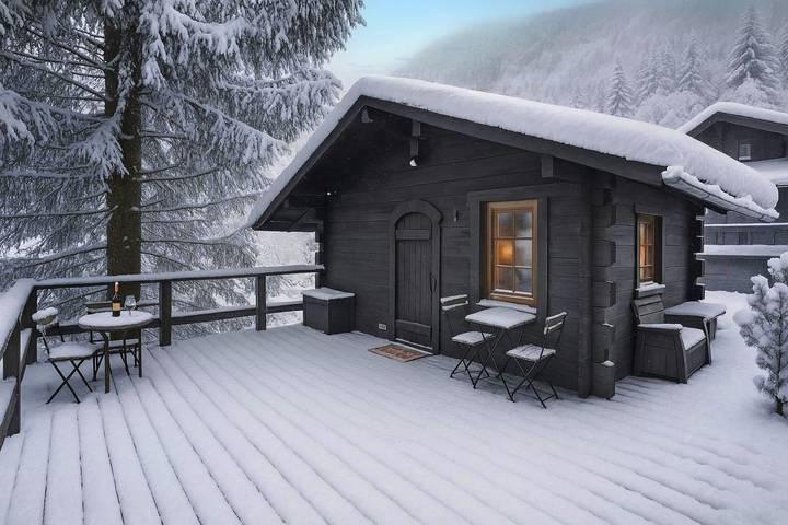 Maison pour 2 personnes, avec terrasse à Chamonix-Mont-Blanc