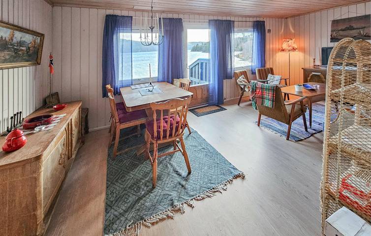 Ferienhaus für 6 Personen, mit Garten und Ausblick sowie Terrasse und Seeblick, mit Haustier in Ost-Norwegen - 3
