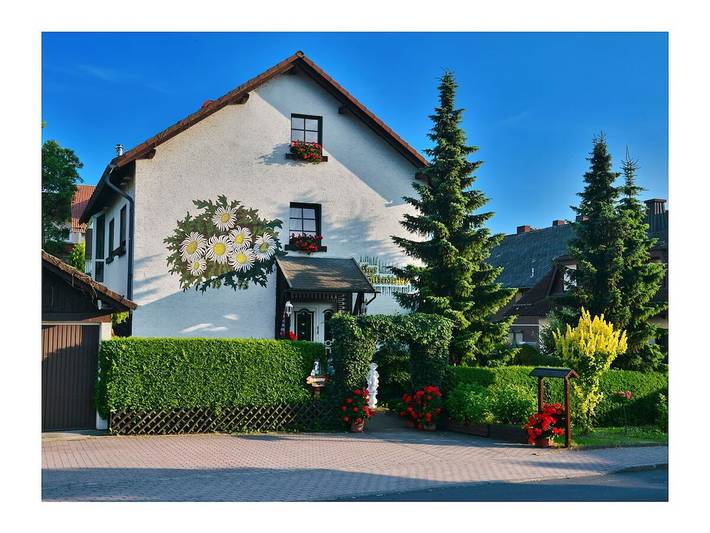 Ferienhaus für 2 Personen, mit Balkon und Garten in Poppenhausen