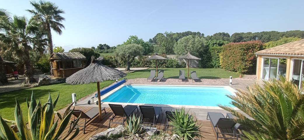 Chambre d’hôte pour 5 personnes, avec piscine et jardin ainsi que jacuzzi et terrasse dans l' Hérault - 2