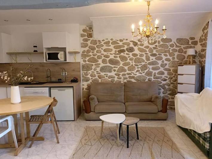 Appartement de vacances pour 3 personnes, avec balcon et jardin