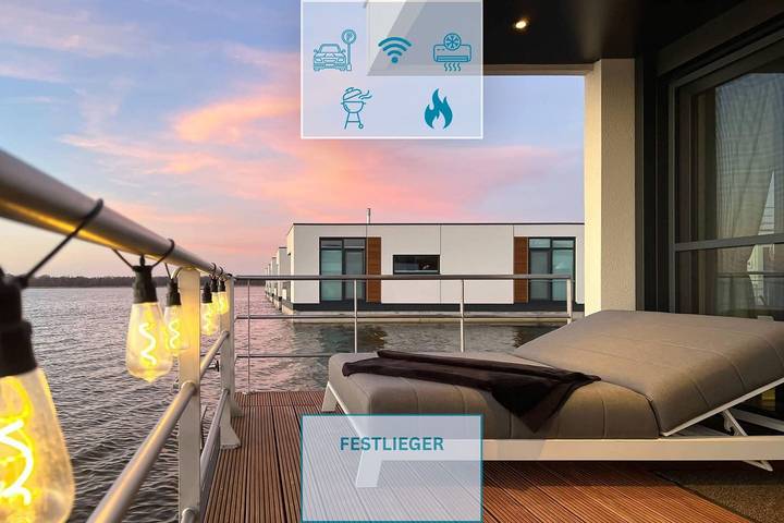 Ferienhaus für 4 Personen, mit Seeblick und Terrasse sowie Ausblick in Ribnitz-Damgarten