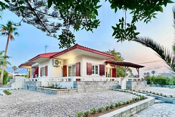 Villa voor 8 personen, met tuin en balkon op Kos