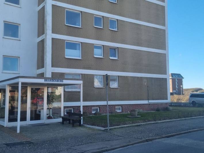 Ganze Ferienwohnung, Haus Brandenburg   Appartement 44  mit Meerblick - 2 Zimmer Appartement mit Meerblick in der Johann-Möller-Str. 25 in Westerland, Sylt (Gemeinde)