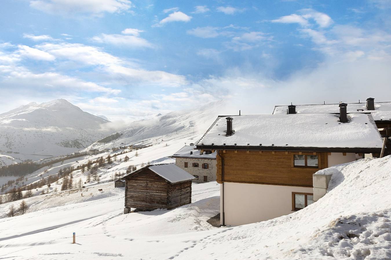 Ganzes Studio, Ferienwohnung 'Gino' mit Bergblick, privatem Garten und Wlan in Livigno, Nationalpark Stilfser Joch