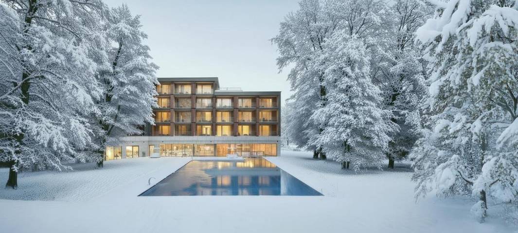 Ferienanlage für 2 Personen, mit Pool und Sauna sowie Garten am Bodensee