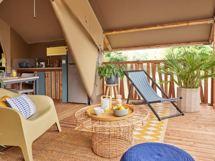 Camping voor 4 personen, met terras en zwembad, met huisdier in Royan