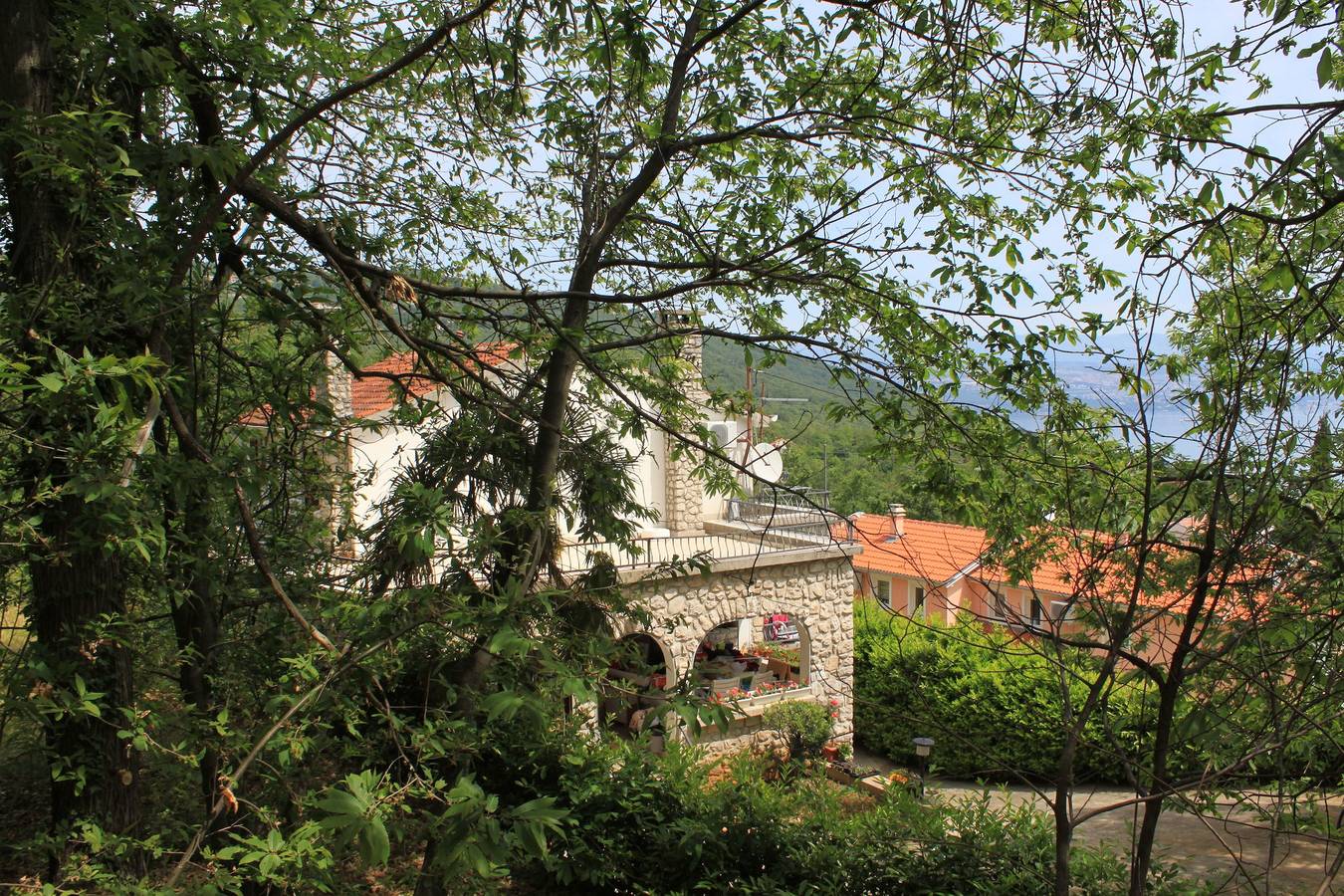 Cały apartament, Apartamenty typu studio z balkonem i widokiem na morze Opric (Opatija) As-7756-b in Icici, Żupania primorsko-gorska