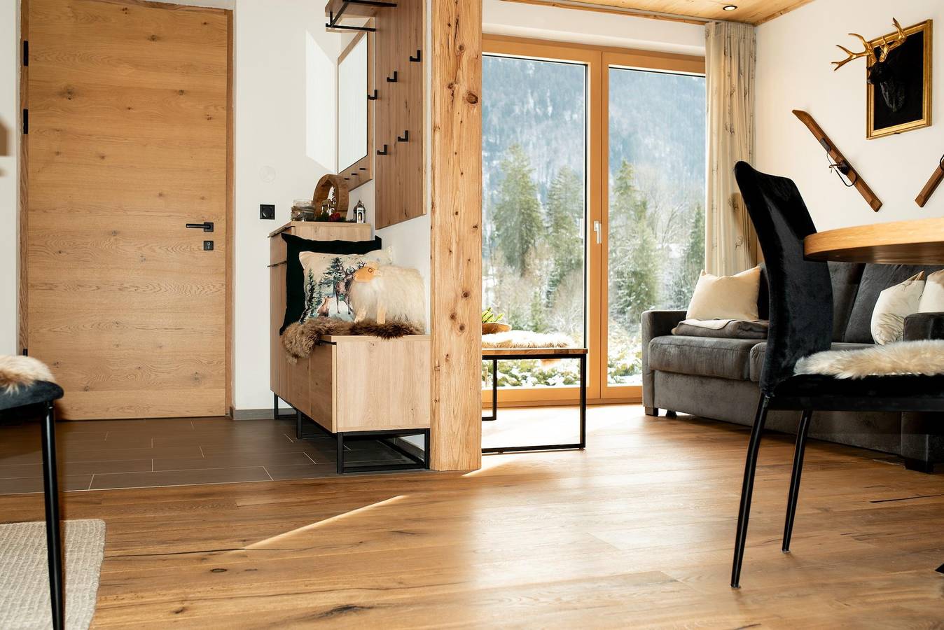 Ganze Ferienwohnung, Appartement/Fewo, Bad, Wc, 2 Schlafräume in Rätikon Gebirgsgruppe, Bürserberg