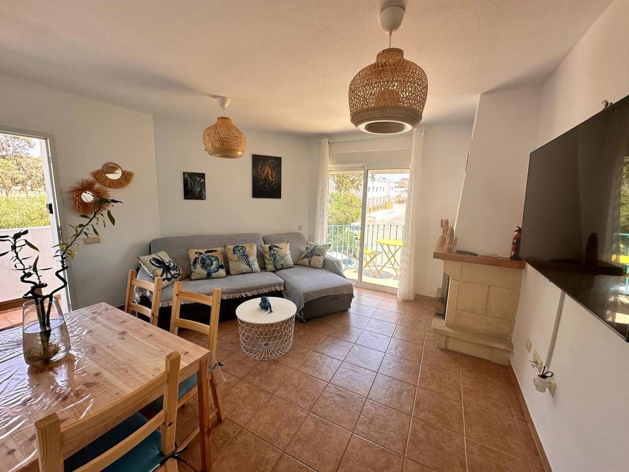 Apartamento 'Casa Medusa' con vistas a la montaña, Wi-Fi y aire acondicionado in San José (Almería), Níjar