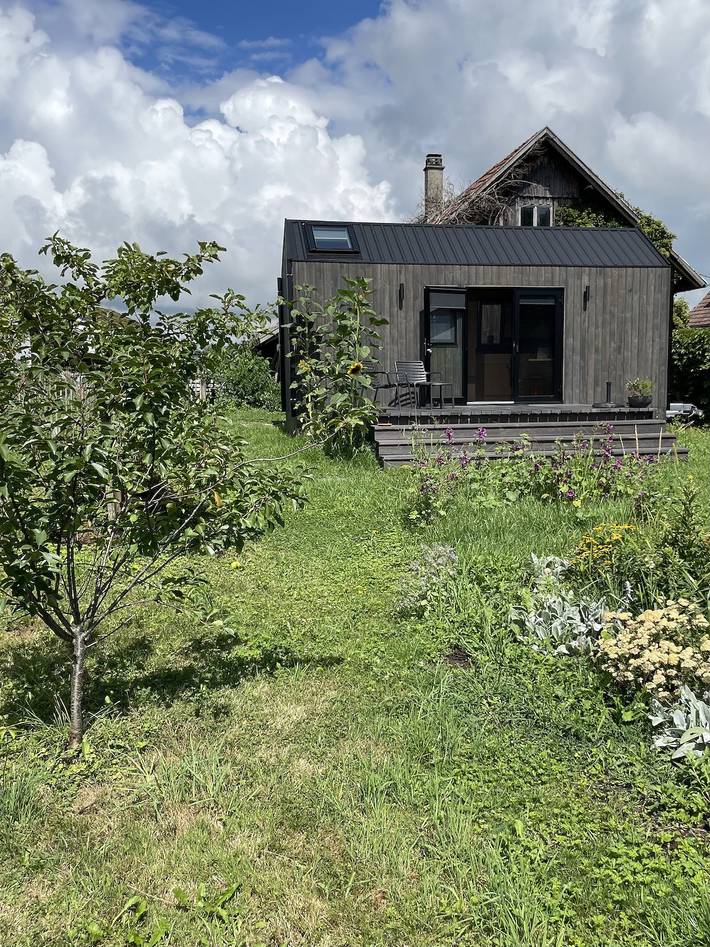 Suedhaus - Tiny House, 18qm, 1 Wohn-/Schlafbereich mit Doppelbett, max. 2 Personen in Kressbronn, Region Bodensee-Oberschwaben