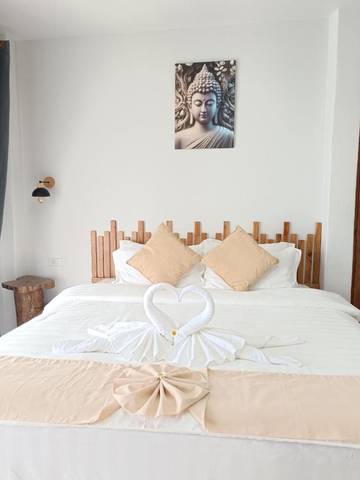 Maison d’hôte pour 2 personnes, avec jardin ainsi que vue et terrasse dans Koh Tao