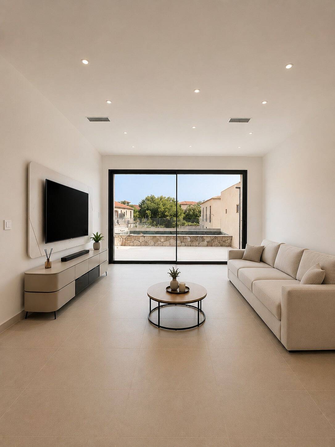 Villa Lunari in Monticello, Calvi region