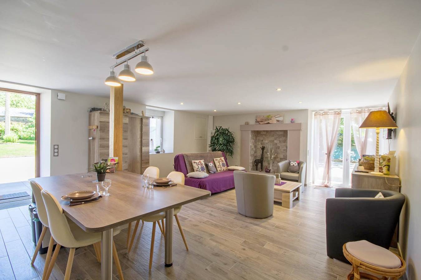 Gîte " Le refuge de la Chouette " in Saint-Barthélemy (France), Région de Pontivy