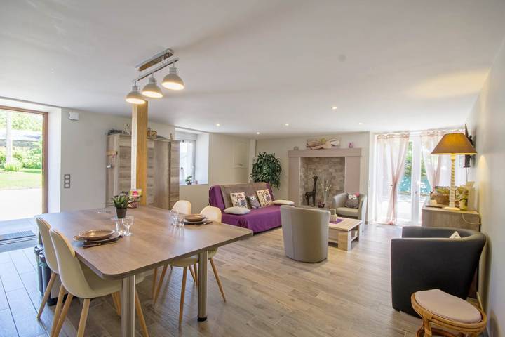 Gîte pour 2 personnes, avec terrasse et jardin à Saint-Barthélemy (France) - 4