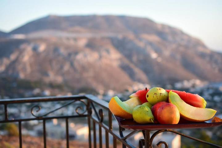 Location de vacances pour 4 personnes, avec vue et jardin dans Panormos - 2