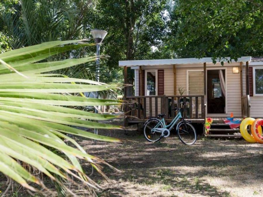 Camping l'Etoile de Mer - Mobilheim 4 personen - Mobilheim „Cocoon“ für 4 Personen, 2 Schlafzimmer, 25 m², ohne Klimaanlage in Sérignan, Mittelmeerküste (Frankreich)
