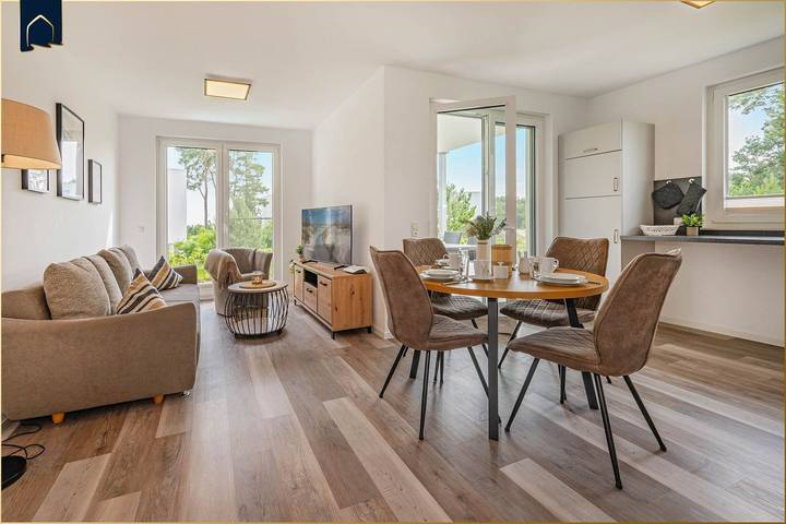 Ferienwohnung für 4 Personen, mit Sauna und Seeblick sowie Ausblick und Garten in Zirchow - 3