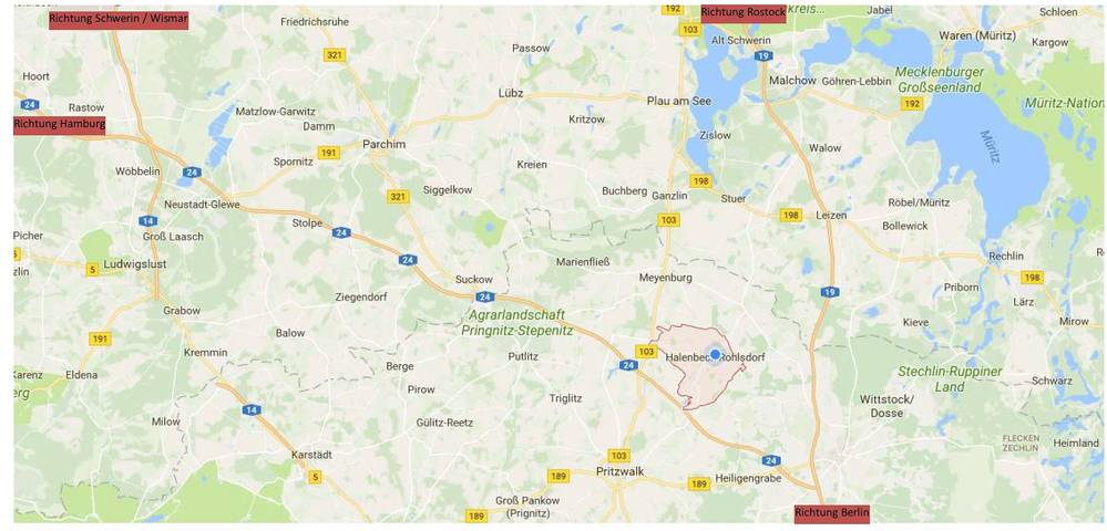 Ganze Wohnung, Ferienwohnung 'Hof Gerbert' mit Gemeinschaftsgarten und Wlan in Halenbeck-Rohlsdorf, Prignitz