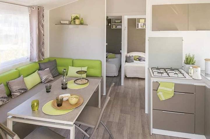 Mobil home pour 4 personnes à Louvie-Juzon - 2