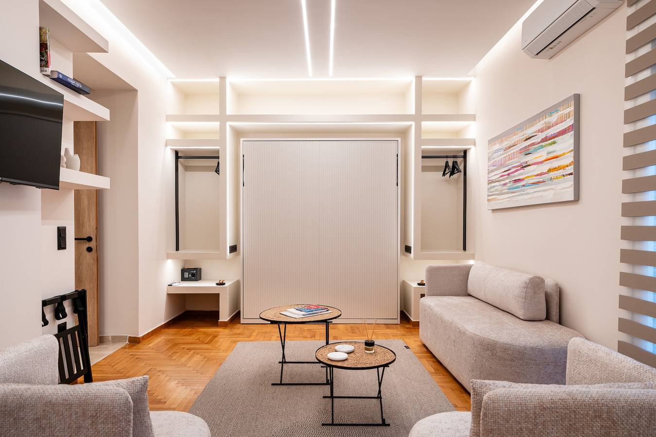 Hel lejlighed, The Apex Boutique Apartment B1 with Balcony, Wi-Fi and Air Conditioning in Central del af Athen, Athen