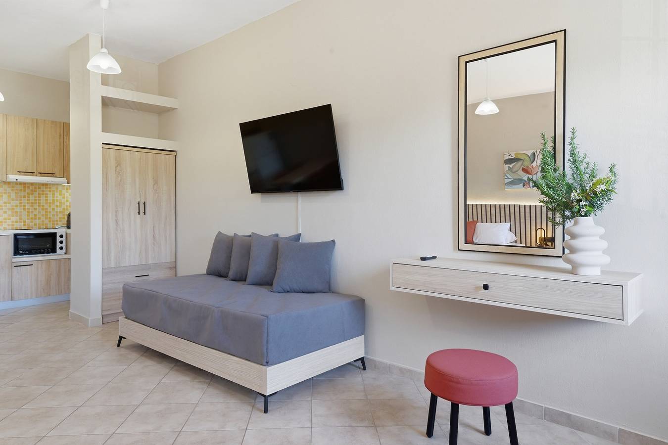 Helt studio, Studio Apartment '3' with Mountain View, Wi-Fi and Air Conditioning in Sývota, Thesprotiaregionen