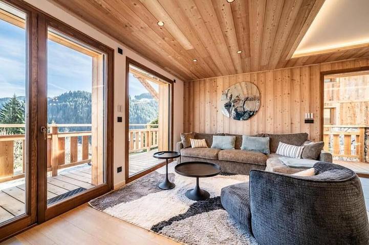 Gîte pour 8 personnes, avec balcon ainsi que jacuzzi et sauna à La Côte-d'Arbroz - 4