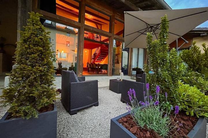Appartement de vacances pour 7 personnes, avec terrasse et jardin