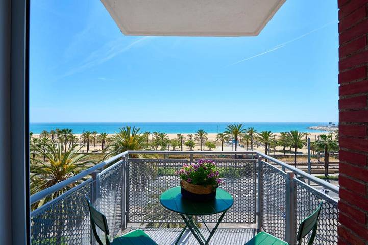 Ferienwohnung für 4 Personen, mit Balkon und Ausblick