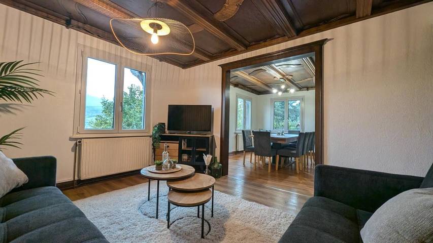 Location de vacances pour 8 personnes, avec jardin ainsi que vue et terrasse à Luttenbach-près-Munster - 3