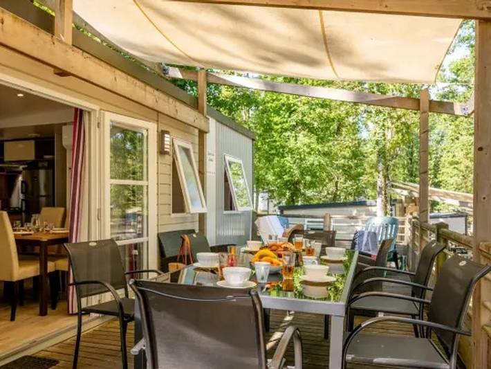 Mobil home pour 6 personnes, avec bassin pour enfant dans Luna Park La Palmyre - 3